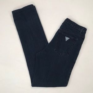 Rare Vintage Guess Dark Wash Denim Style 10001